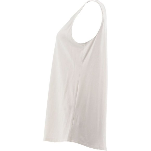 NWT LANDS' END WOMEN'S COTTON-MODAL LACE TRIM SLEEVELESS TOP WHITE XS & SMALL - Picture 3 of 12